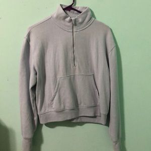 periwinkle quarter zip american eagle aerie